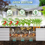 Galvanized Raised Garden Bed Kit Outdoor Patio, Deep Root Box Planter - Image 3