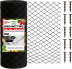 Heavy Duty Bird Netting for Garden Protection & Fruit Trees, 15x15 Ft by Aticca