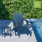 GREENVINES Adirondack-Outdoor-Side-Table | Set of 4 | 14 x 13 Inches | HDPE - Image 2