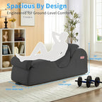 ijuicy 25" Wide Corduroy Yoga Chair, Yoga Lounge Chair - Image 2