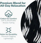 Sunnydaze Handwoven XXL Thick Cord Mayan Double Hammock - Image 3