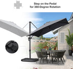 PURPLE LEAF 8'×8' Patio Cantilever Umbrella - Image 9