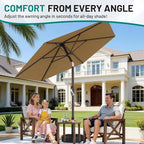 AreShark 7.5FT Patio Umbrella Table Market Umbrella - Image 3