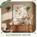 4 Pieces Bronze Wall Decor Hanging Planters - Image 4