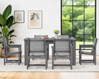 SERWALL 7 Piece Outdoor Dining Table Sets - Image 7