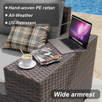 ALAULM 13 Pieces Outdoor Patio Furniture Set - Image 2
