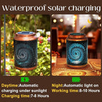 Solar Lanterns Outdoor Hanging Lantern Metal Waterproof LED Lantern - Image 2