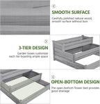 Yaheetech 3 Tier 47 x 47 x 22in Raised Garden Bed Horticulture Outdoor Elevated - Image 5