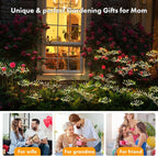 Kwaiffeo Solar Garden Lights Outdoor: Waterproof 2 Modes Twinkling Fireworks - Image 4