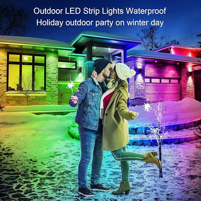 AILBTON 300ft Outdoor LED Strip Lights Waterproof, IP68 Outside Led Light - Image 5