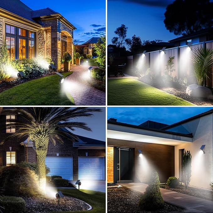 nipify 1 Pack Solar Spot Lights Outdoor Waterproof - Image 7