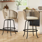 YITAHOME Counter Height Bar Stools Set of 2, Outdoor Bar Stools - Image 7