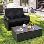 Tangkula Patio Rattan Daybed - Image 3