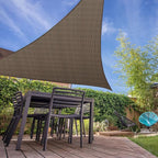 E&K Sunrise 5' x 5' x 5' Sun Shade Sail Triangle Canopy Shade Cover UV Block - Image 7