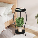 Plant Stand Indoor, 2 Tier Round Tall Plant Stand, Flower Pot Stand, Plant - Image 8