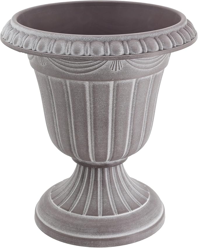 Arcadia Garden Products PL00CW Classic Traditional Plastic Urn Planter - Image 2
