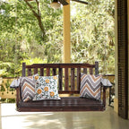 Anraja Wooden Porch Swing 2-Seater, Bench Swing - Image 3