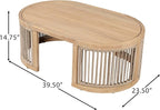 Christopher Knight Home Buekaz Outdoor Acacia Wood Coffee Table - Image 2