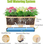 Window Box Planter 8 Pcs, 17 Inches Rectangle Flower Pots - Image 6