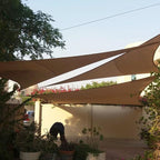 E&K Sunrise 6' x 6' x 6' Sun Shade Sail Triangle Canopy Shade Cover UV Block - Image 8