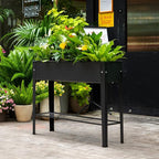 Piksedo Raised Garden Bed, Elevated Planter Metal Plant Box - Image 4