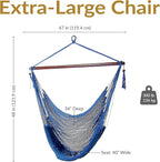 Sunnydaze Outdoor Hammock Chair Swing - Image 6