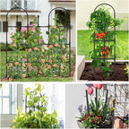 Trellis for Climbing Plants Outdoor, 47.2" H Garden Trellis, Rustproof Garden - Image 6