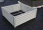 A ANLEOLIFE Set of 6, 18 Inch Tall Antique White Raised Garden Beds Kit - Image 6