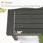 LUE BONA Outdoor Coffee Table, HDPS Patio Coffee Tables - Image 6