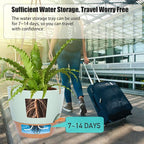 8 inch Hanging Planters, 2 Pack Self Watering Hanging Pots - Image 3