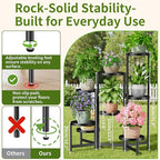 8 Tiered Plant Stand Indoor for Multiple Large Planter, Tall Heavy Duty - Image 3