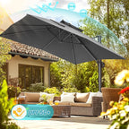 HOTEEL10x10ft Patio Umbrella Cantilever Umbrellas - Image 8