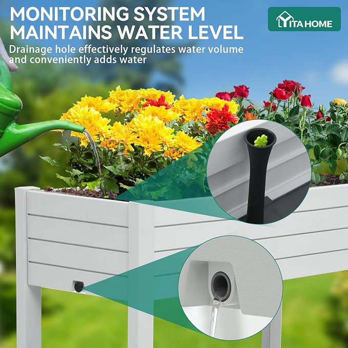 YITAHOME 3.6x1.5x2.8 FT Elevated Garden Bed Kit - Image 6