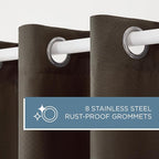 TOWN & COUNTRY ΒASICS Cabana Solid Heavyweight Indoor Outdoor Curtains - Image 10