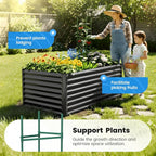 Quictent Galvanized Raised Garden Bed 6x3x2 Ft Metal Planter Box Bottomless - Image 3