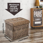 ALASDO Ottoman Storage Ottoman Footrest Stool Small Ottoman - Image 3