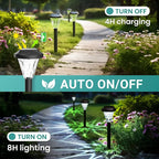 GIGALUMI 10 Pack Solar Lights Outdoor Waterproof, Outdoor Solar Lights - Image 3