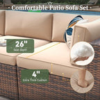 Aoxun 7 Piece Patio Furniture Set - Image 2