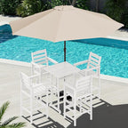 SERWALL 6 Pieces Outdoor Patio Bar Set by SERWALL