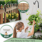 Qiang Ni Hanging Plant Bracket Hooks: 5.5 Inch Wall Plant Hook Planters and - Image 4