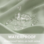 RYB HOME Outdoor Curtains for Patio Waterproof Block Sunlight Thermal Insulated - Image 5