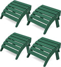 KINGYES Folding Adirondack Ottomans Set of 4 by KINGYES