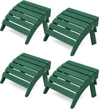 KINGYES Folding Adirondack Ottomans Set of 4 by KINGYES
