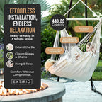 Hanging Hammock Chair Swing – Hanging Chair Outdoor & Indoor - Image 4