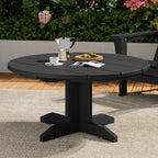 SERWALL 36'' Round Outdoor Coffee Table - Image 9