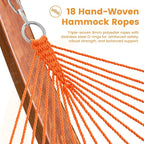 Lazy Daze Hammocks 10.5 FT Double 2 Person Caribbean Rope Hammock, Hand Woven - Image 4
