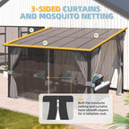 AECOJOY Wall Gazebo 12’ x 10’ - Image 4