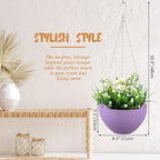 Zopeal 16 Pack Self Watering Hanging Planters, 8 Inch, Resin Material - Image 2