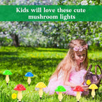 Solar Garden Decor Lights, Solar Powered Mushroom Outdoor Waterproof Long - Image 7