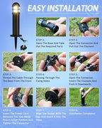 6 Pack LED Low Voltage Landscape Lights, 200LM 12V IP67 Waterproof Holiday - Image 7